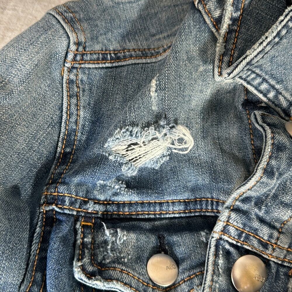 AEO American Eagle Outfitters Denim Jacket XS - Picture 8 of 11